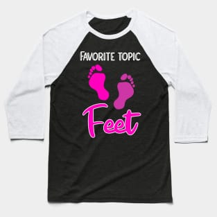 Foot care pedicure podiatrist nail salon gift Baseball T-Shirt